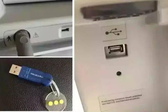 原装超声刀,每台仪器都配有一台专属"自己"的系统启动钥匙ukey,没有