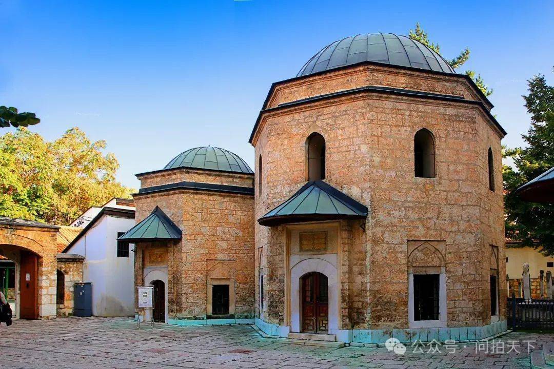 萨拉热窝老城区_清真寺_土耳其_喷泉