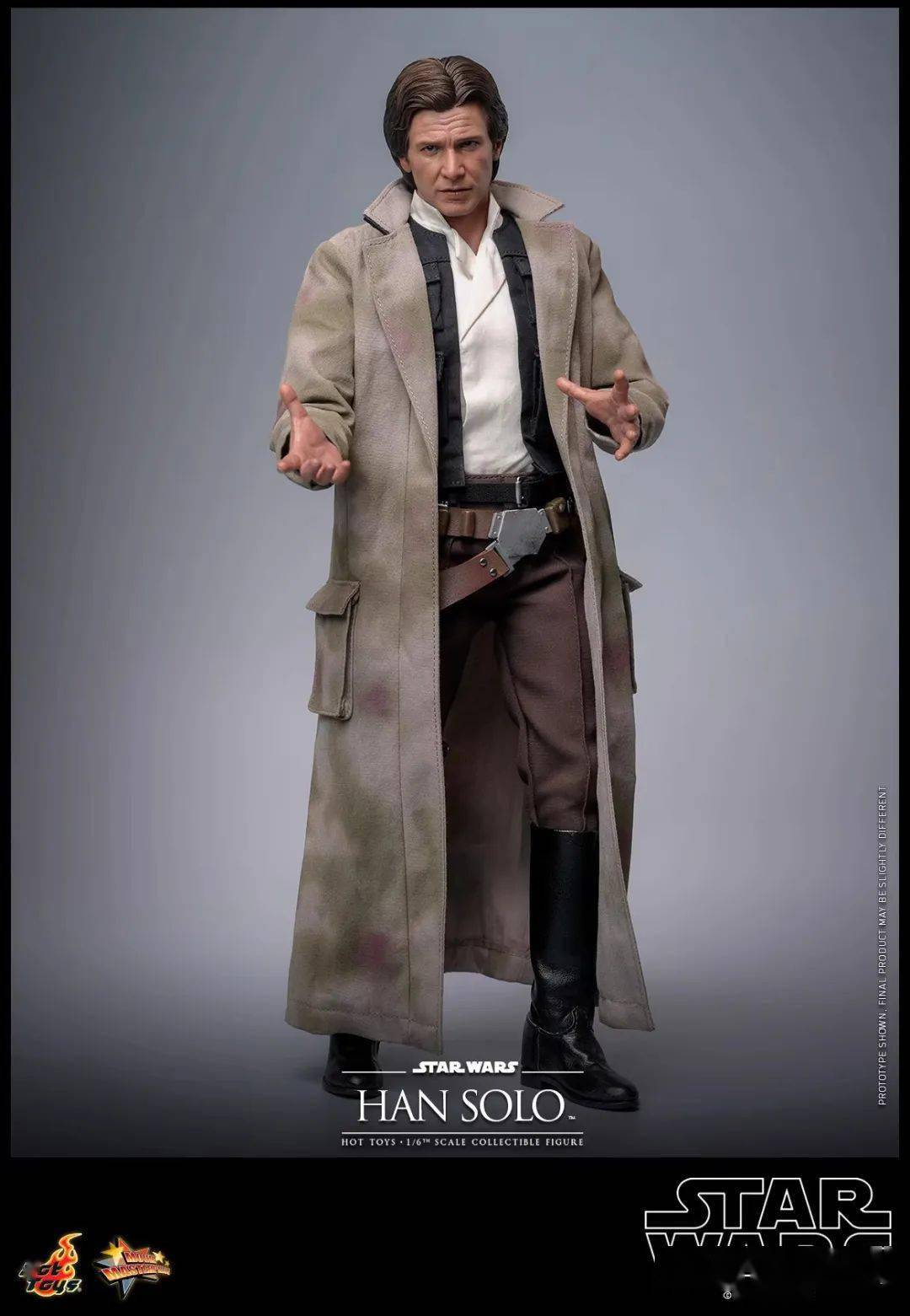 新品预定~ hottoys ht 1/6 mms740 星球大战6 绝地归来 汉·索罗