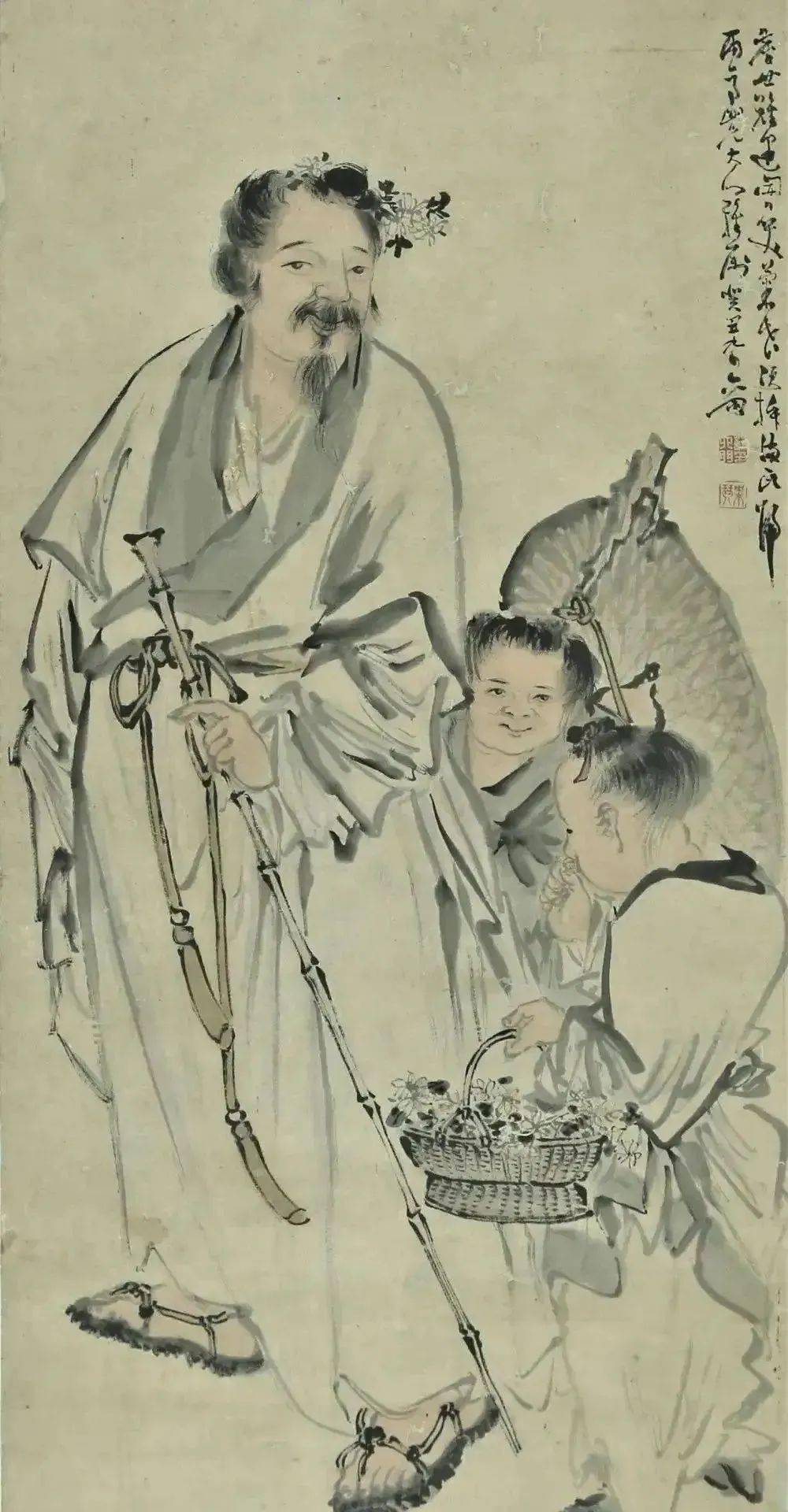 这大写意人物,丝丝入扣,笔笔传神_苏六朋_市井_山水