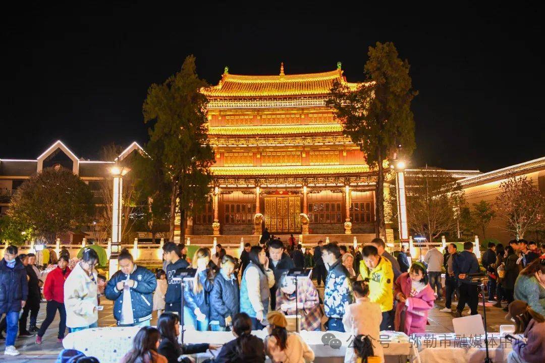 弥勒过年夜市火爆!"灰堆酒"接着约起～_美食_文昌街