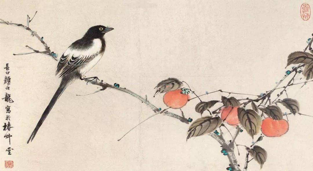 一代国画花鸟大家作品100幅_颜伯龙_长白_布衣