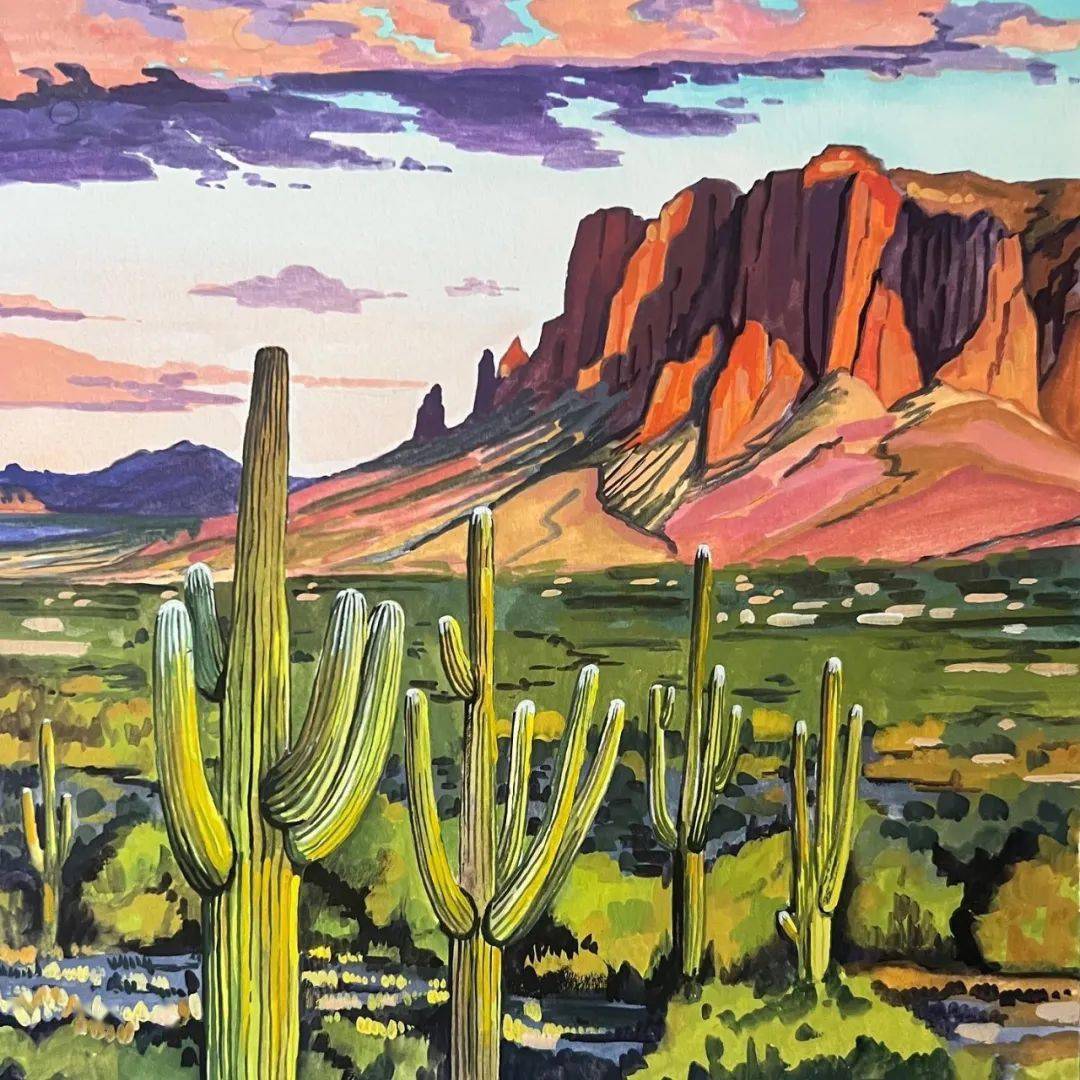 他山之石·艺‖绚丽色彩中的内心世界——艺术家凯特·贾维克·伯奇的