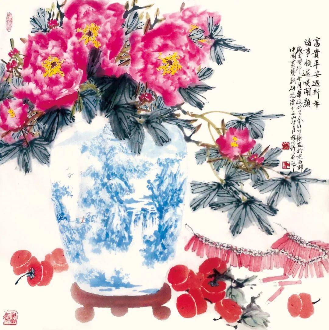 迎春作品选刊_cm_国画_浙江