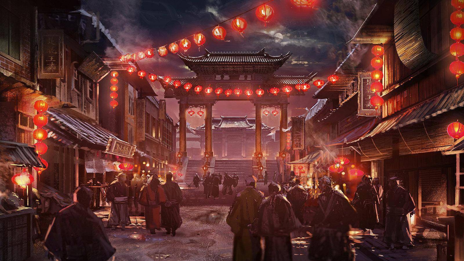 以及富有中国文化特色的独特建筑,比如宏伟的关帝庙,这是一座专门供奉