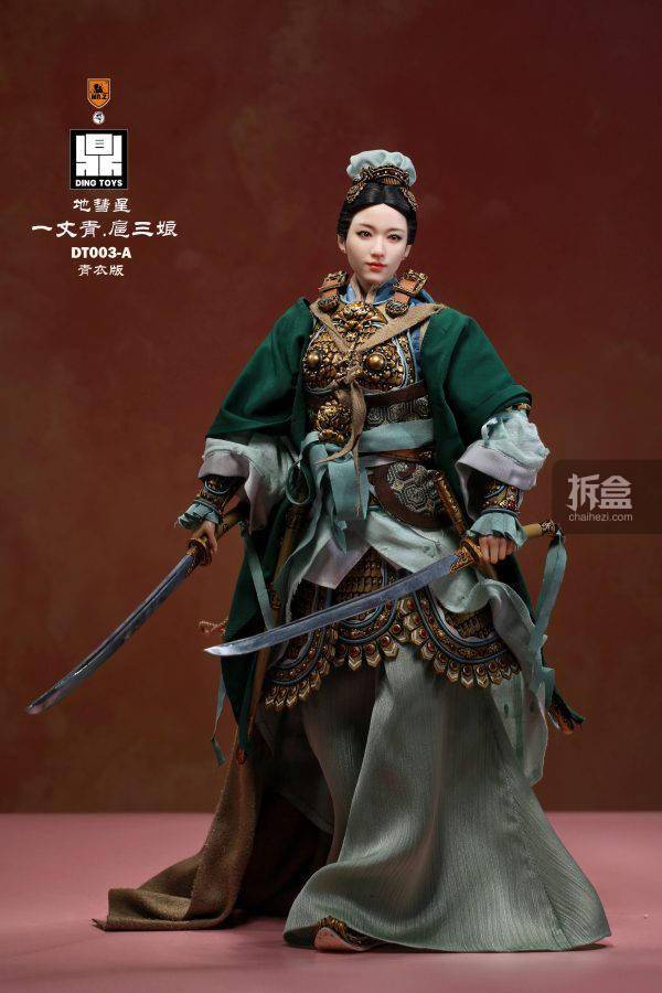 z ding toys 地慧星 一丈青 扈三娘 水浒传 1/6可动人偶