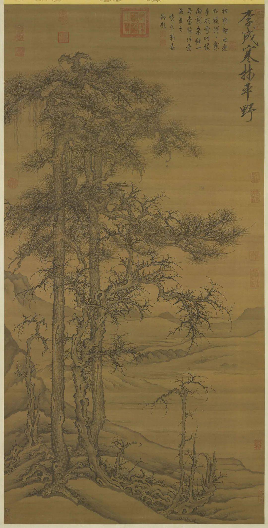 中国历代名家笔下的寒林图,真好看!