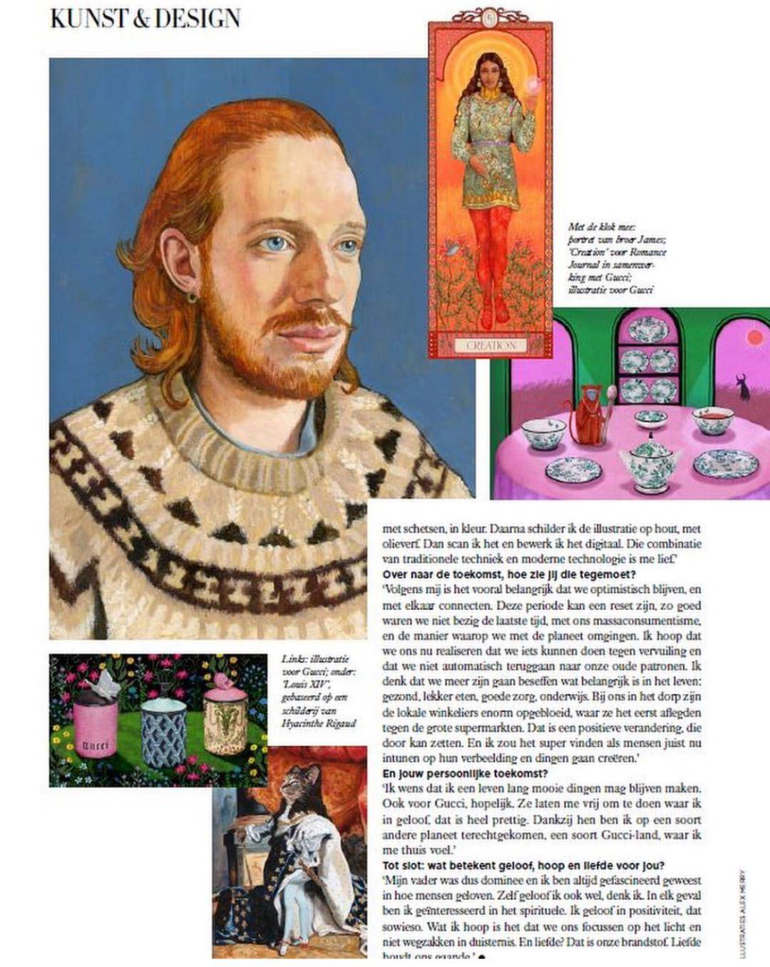 插画| gucci的御用时尚插画师们_作品_ignasi_绘画