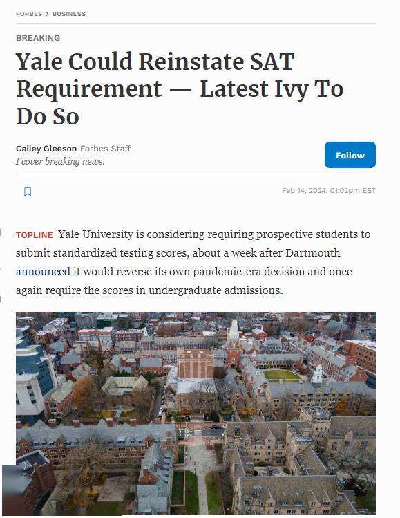 test-optional ≠ test blind.