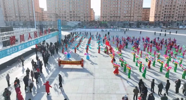 桦川:正月十五扭秧歌 欢天喜地闹元宵_展演_活动_县委宣传部