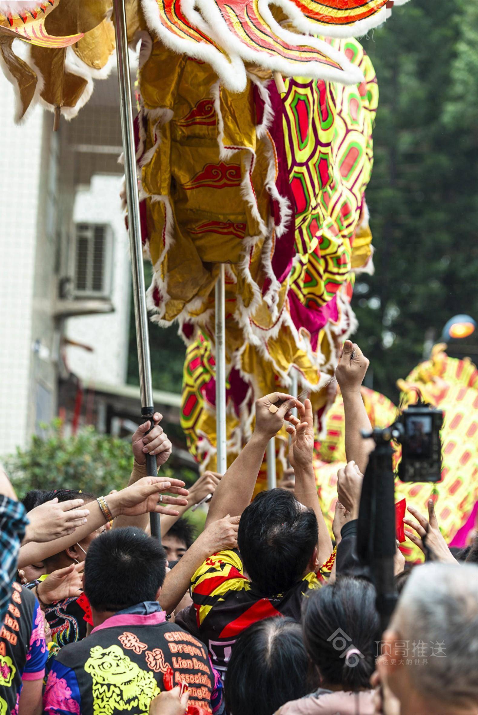 番禺奇葩的春节民俗:擝龙须,龙年初十,10条村村民齐