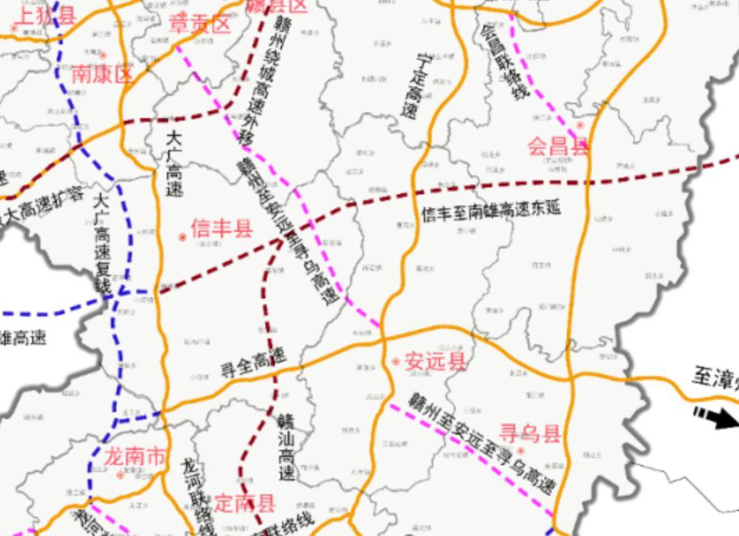 宁化安远镇高速规划图片