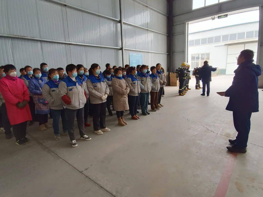 广平大队走进河北双李家具股份有限公司开展熟悉演练.