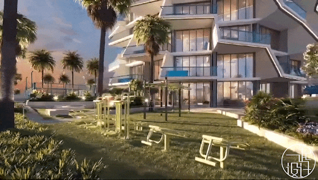 迪拜又出「神户型」塔楼,每户阳台自带小泳池_建筑_设计_住宅楼