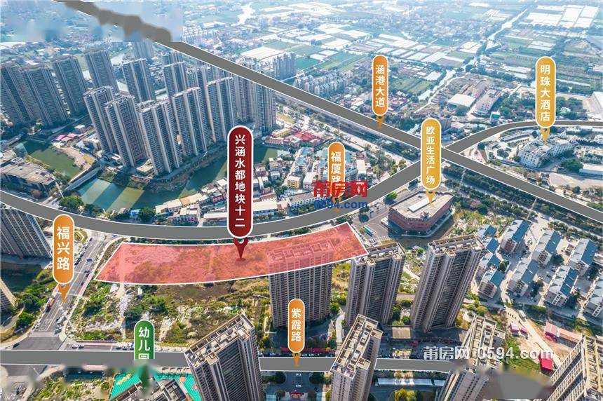 神秘大佬3300万竞得兴涵水都地块._规划_配套_商务