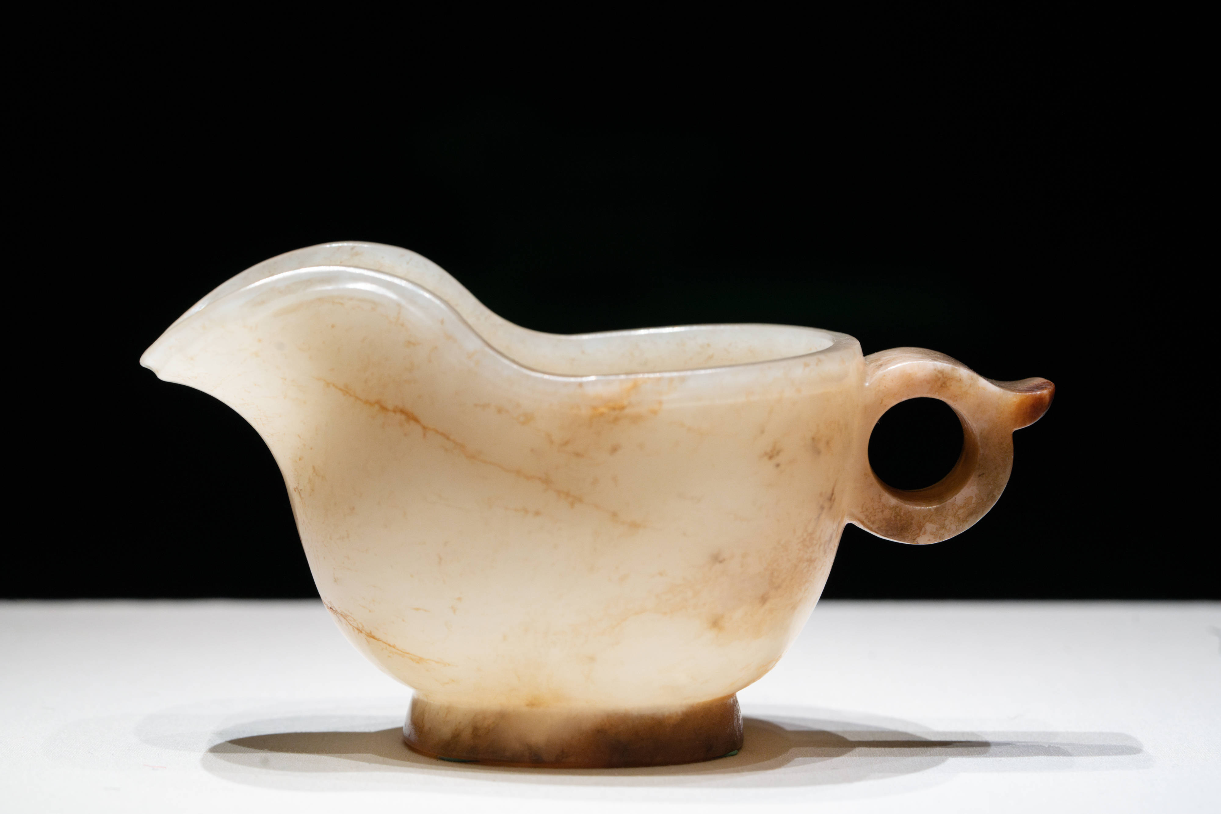 玉匜-唐胡人吃饼骑驼俑-隋男立俑-十六国女立俑-十六国男立俑-十六国