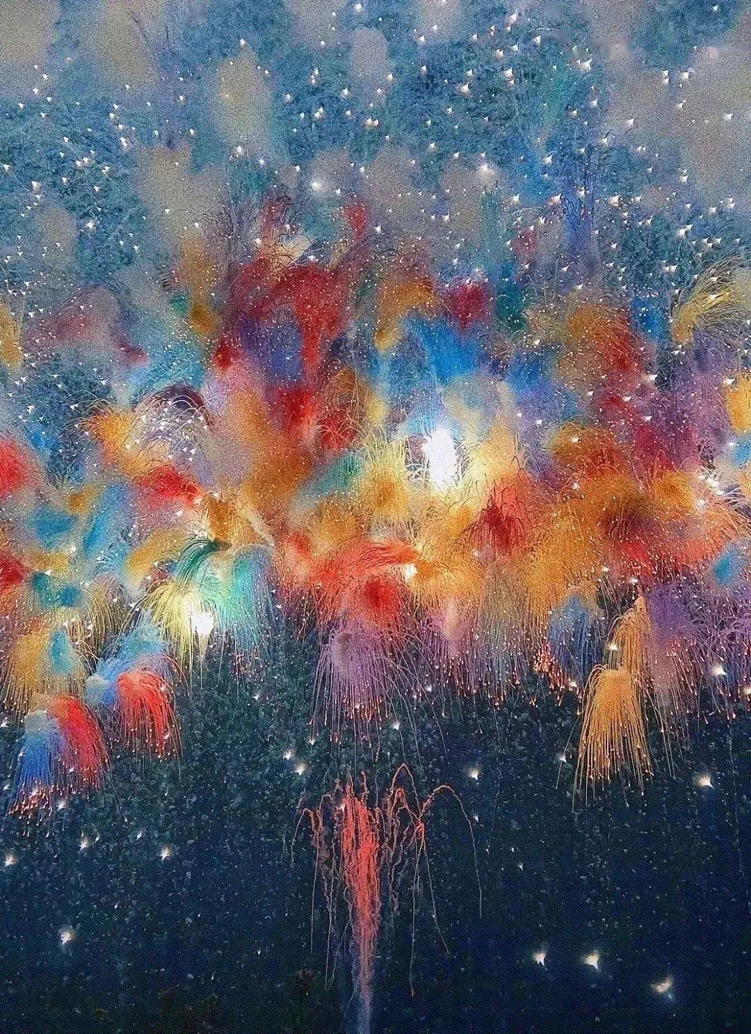 7组艺术家点燃龙年最美祝福_烟火_烟花_蔡国强