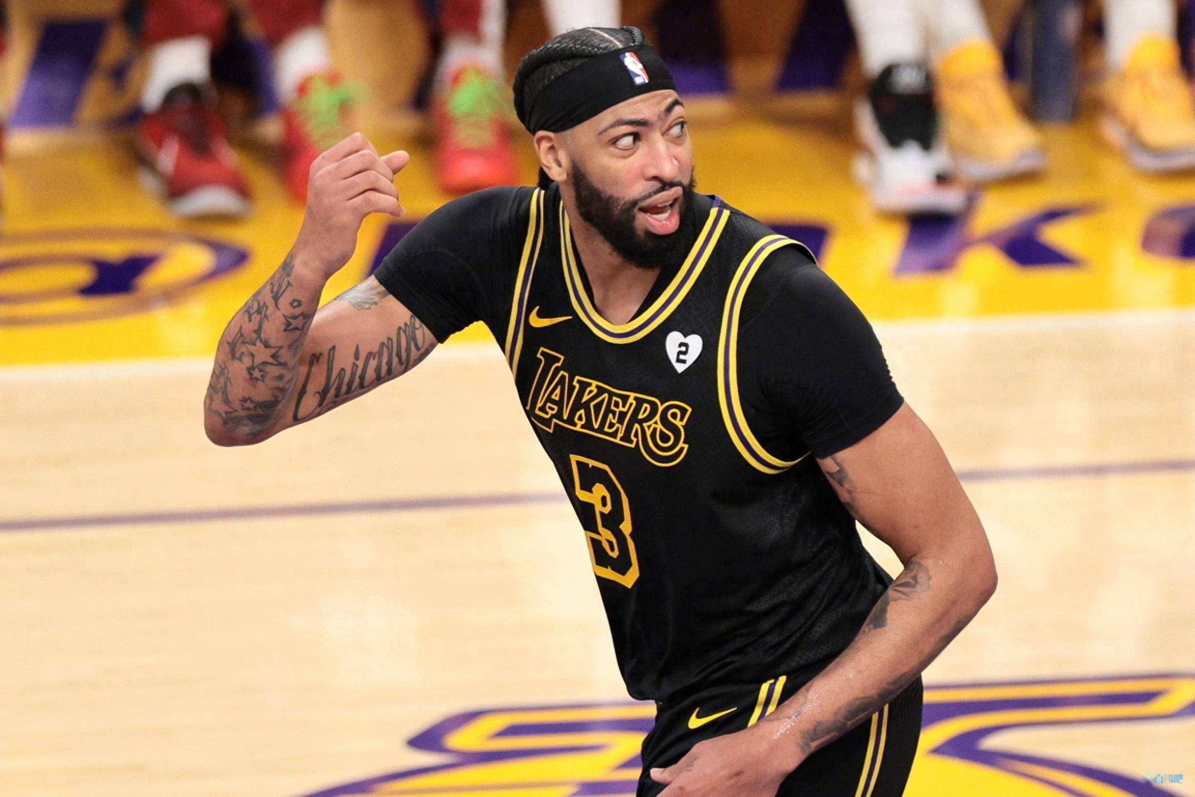 戴维斯已拿34分11板 生涯纪录50次&还剩21场比赛_湖人_正在进行_nba