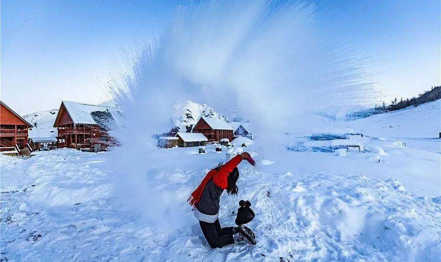 南山望雪图片