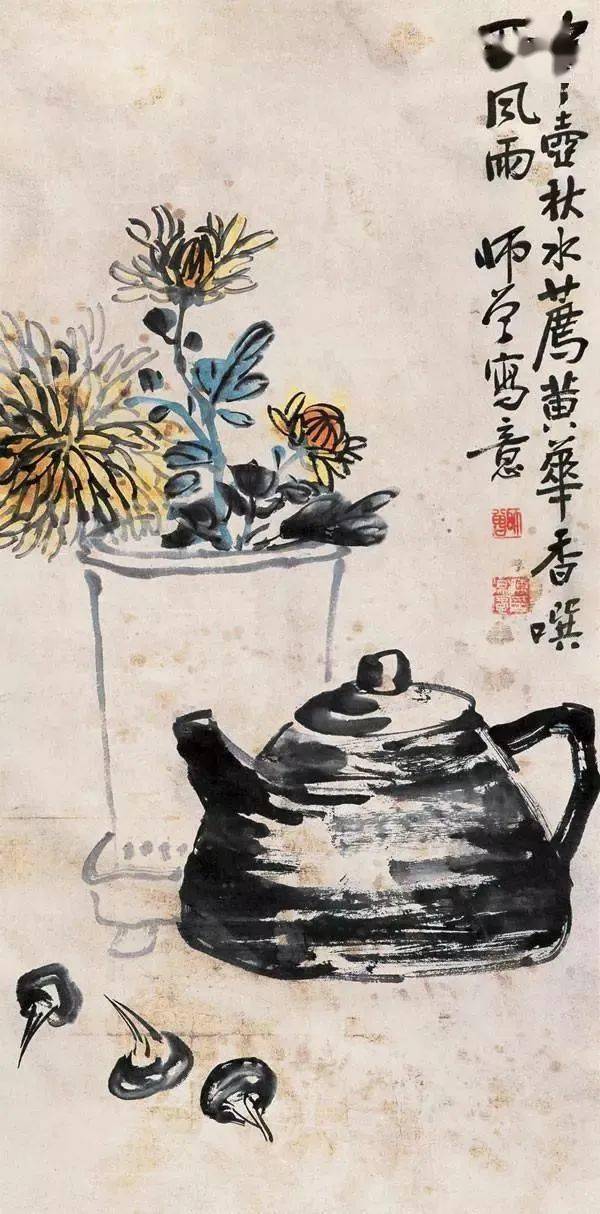 陈师曾笔下的四君子,清韵无限