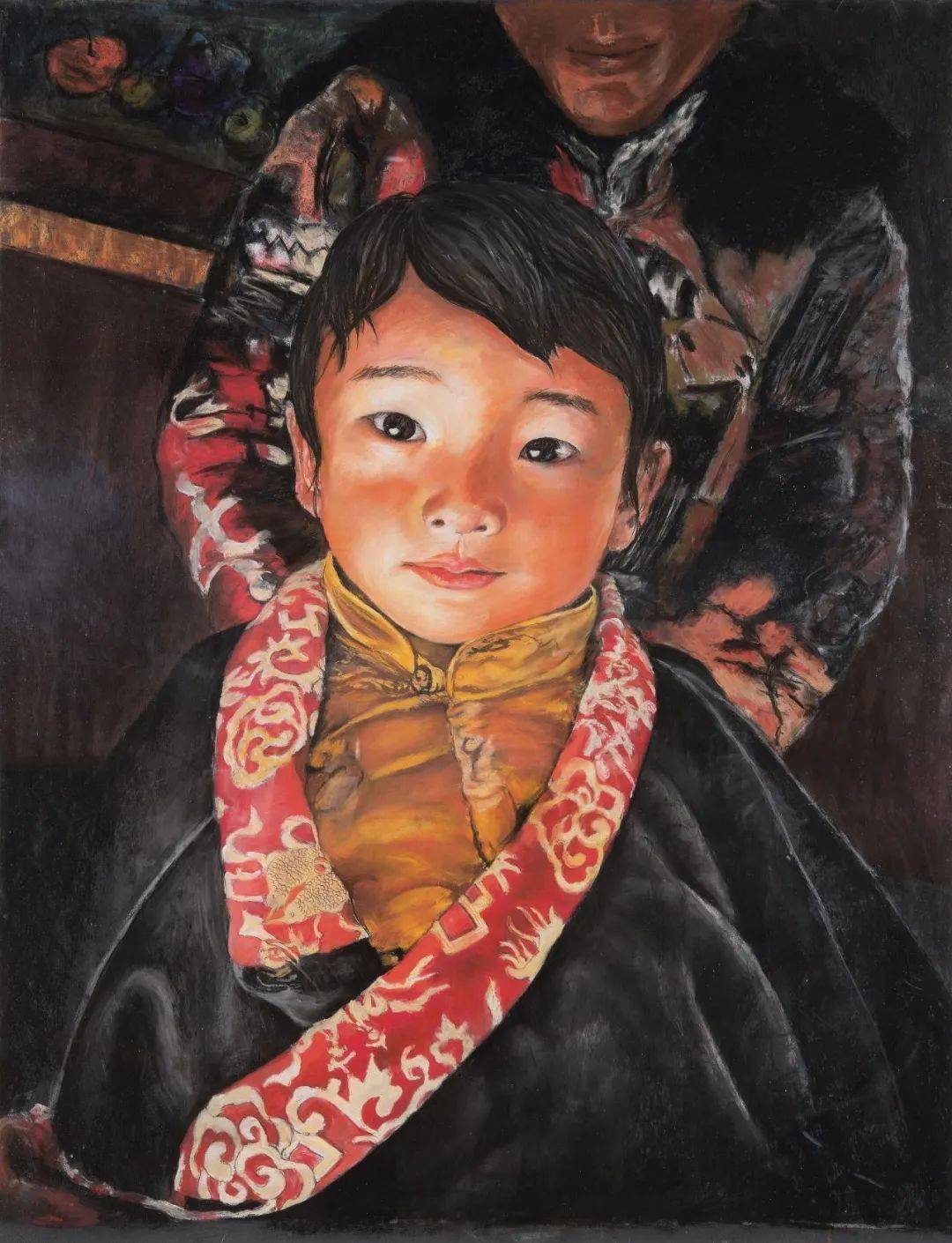 占必青国画《大青风雪》叶朴生国画《雁荡山北斗洞》叶阿金国画《梅花