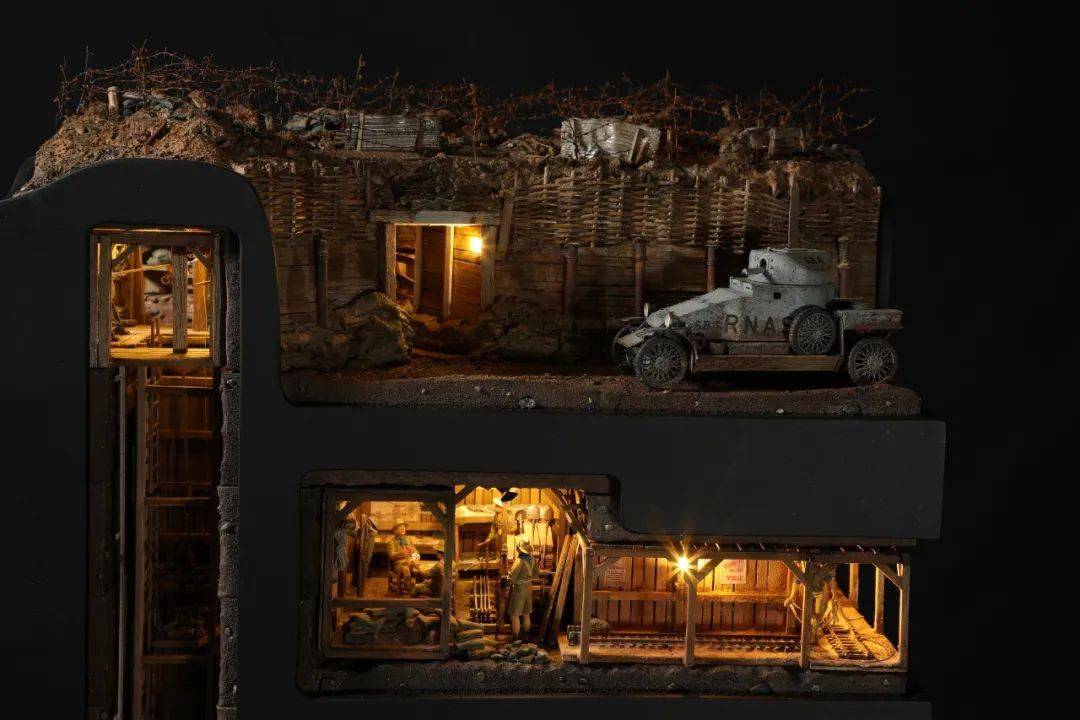 地道战,壕沟战,几乎是一战所有的精华!_模型_历史_作品