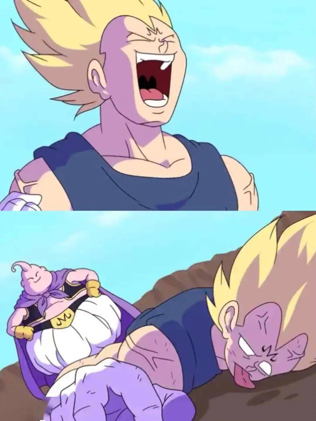 同人贝吉塔打脸图