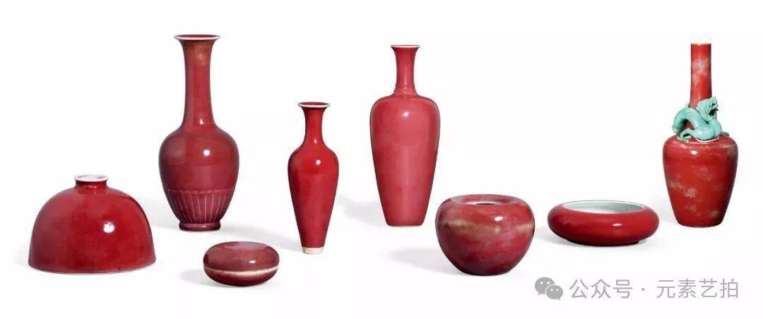 中国古美術/缸豆紅釉盤（底款：大明天啓年製） 中国古美術/缸豆紅釉盤