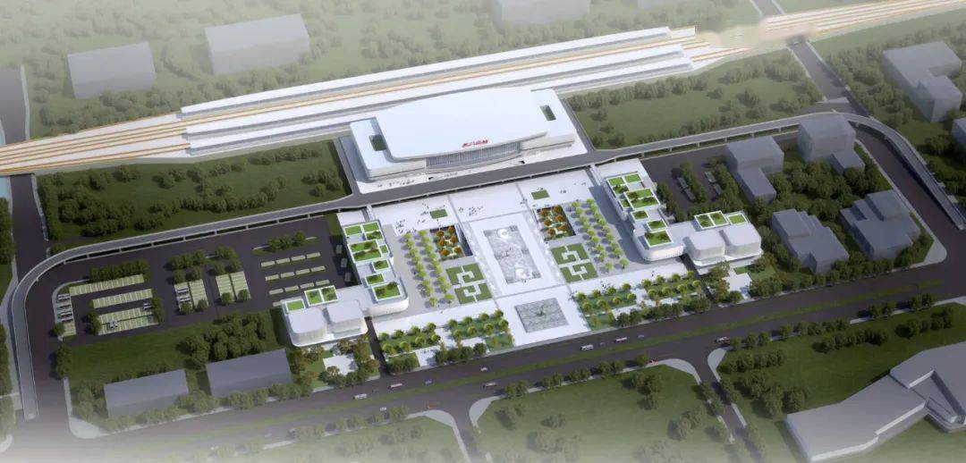 天门北站配套项目最新进展_广场_道路_处理