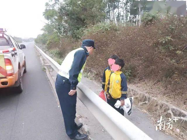 廉江两孩童为看灯会竟然抄近路走路上高速……_手提包_炫萍_朋友