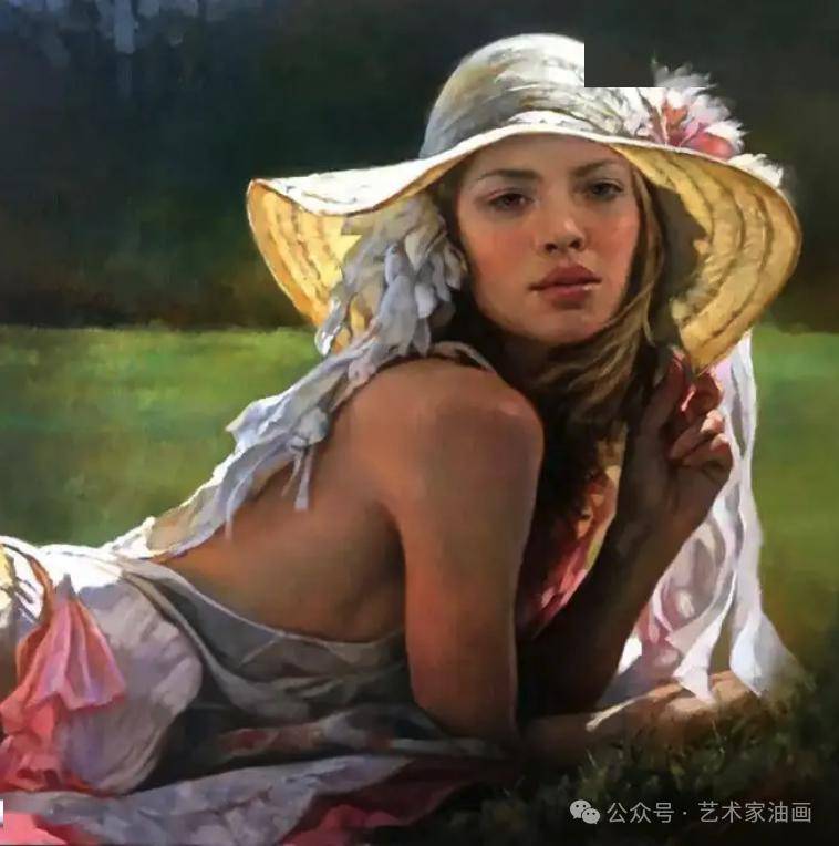 意大利画家詹尼斯特里诺油画美女