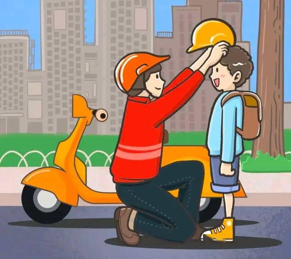 民生关注丨一人一盔安全出行致家长骑乘电动车佩戴安全头盔倡议书