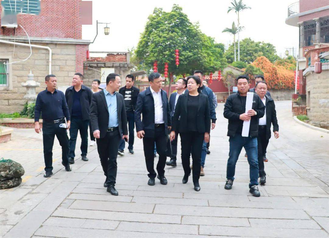 洛江区委书记颜丽明调度推进桥南古街文旅开发特色商业街建设情况