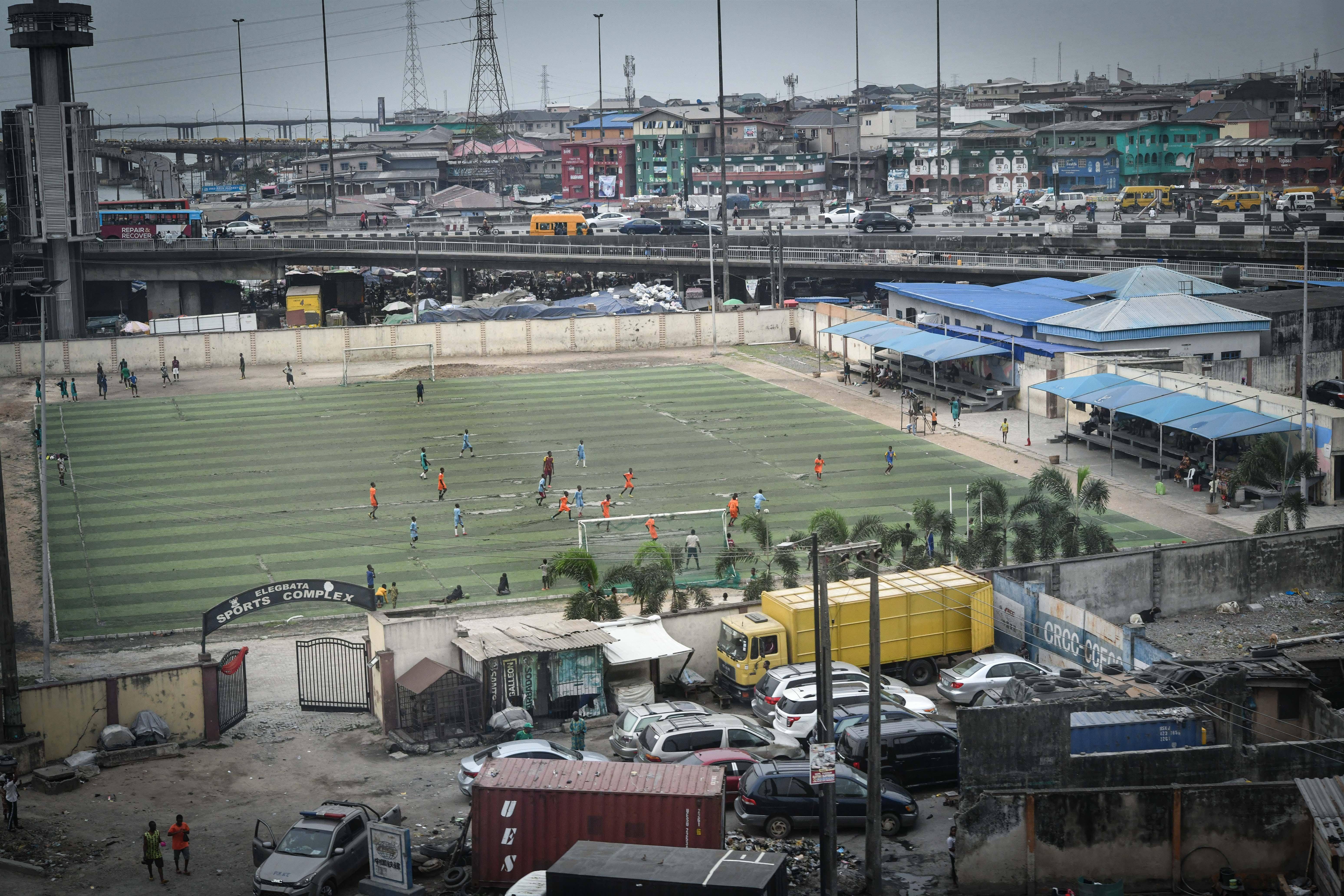 尼日利亚拉各斯掠影_新华社_韩旭_城市