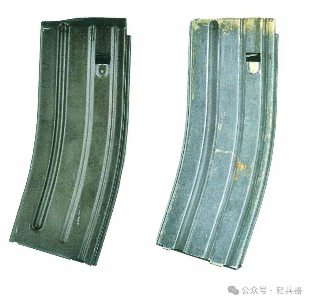 在外观上稍有差别,虽可通用,但可靠性难以保障配用的刺刀为1964型刺刀