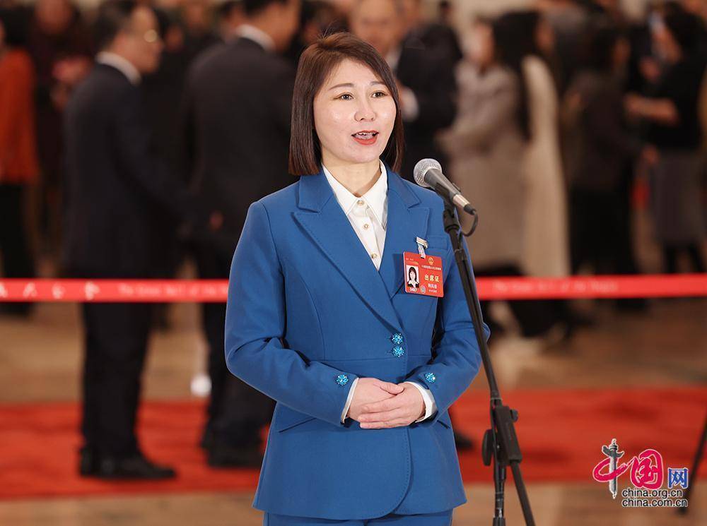 两会图迹 | 第二场"代表通道" 举行_摄影_董宁_活动