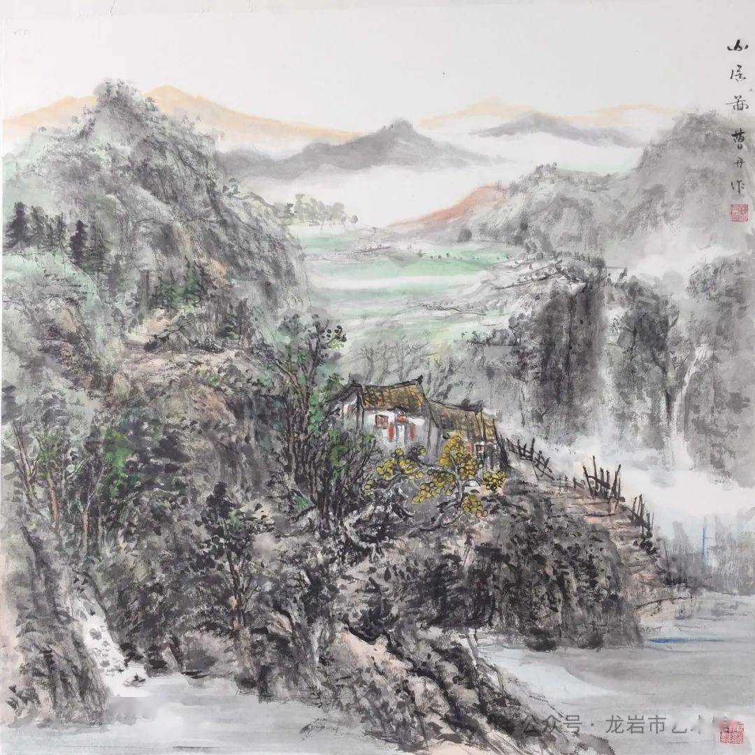 《一隅青绿》黄泓辉 《衍香楼前溪水流》黄河美 《和气致祥》黄秀珍