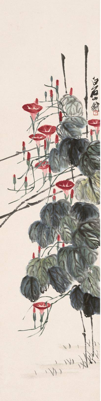 齐白石画画70岁最精彩80岁最天真90岁后像小孩高清70图