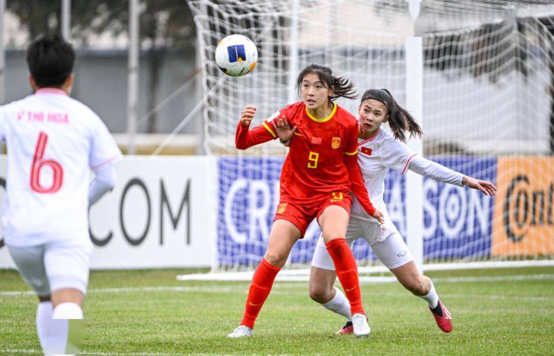 u20女足亚洲杯小组三战中国狂胜越南河北王祯登场