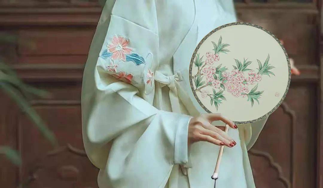 东方韵致手绘经典纯手绘收藏级工笔团扇