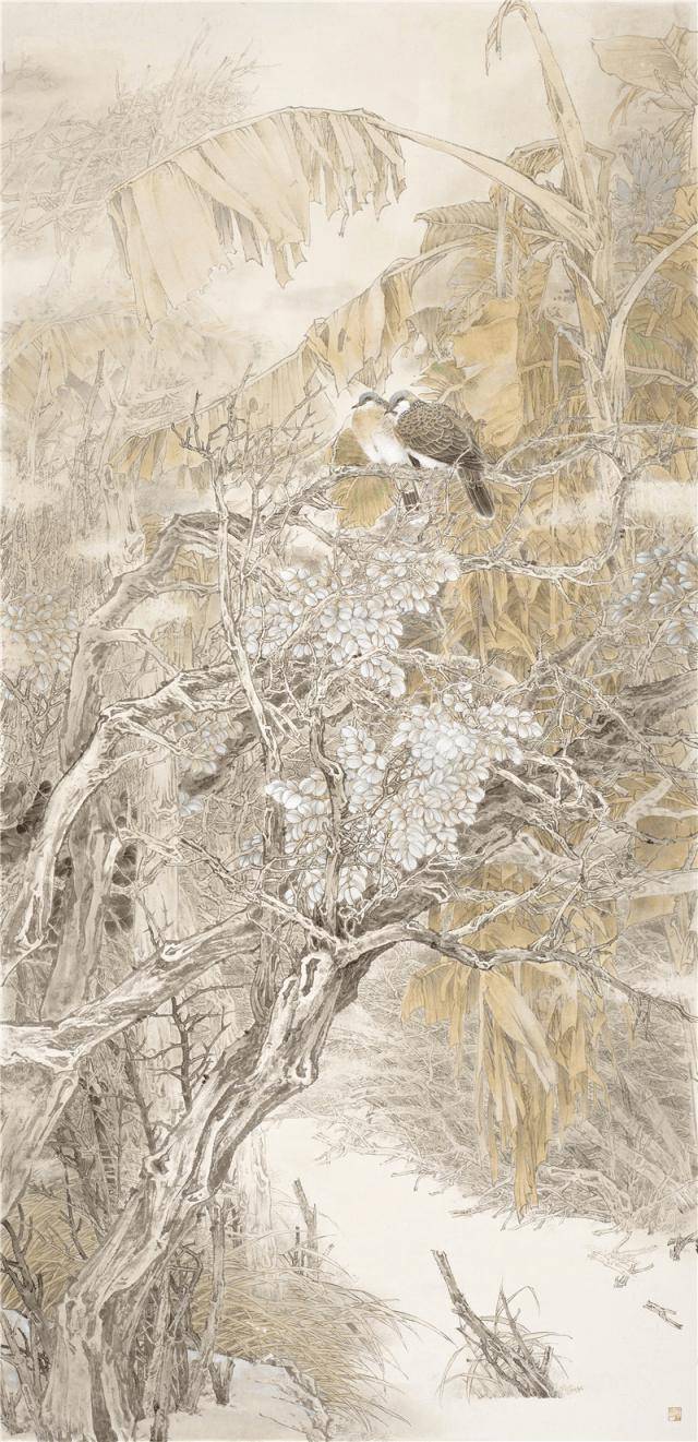 【国画天地】刘云博用水墨写清新,追求宁静安逸的情