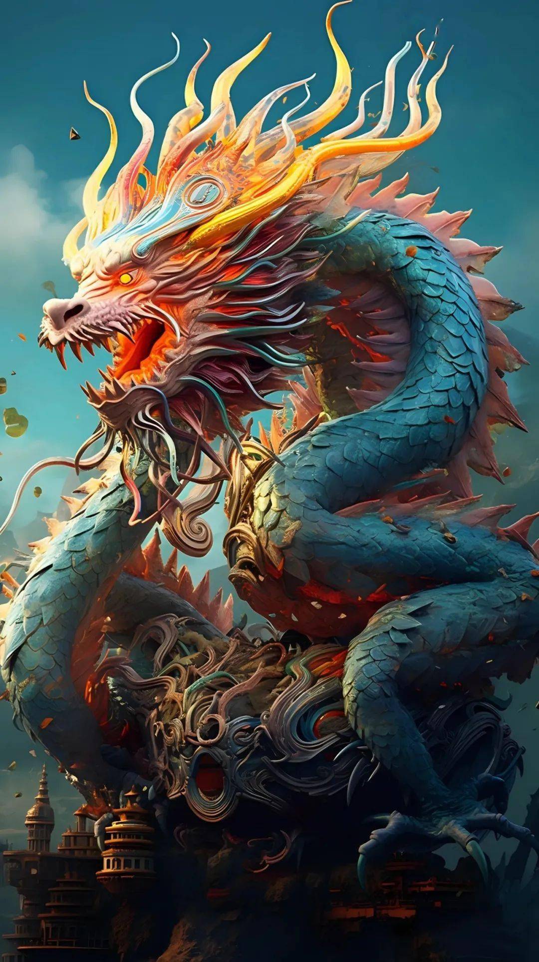 中国龙壁纸
