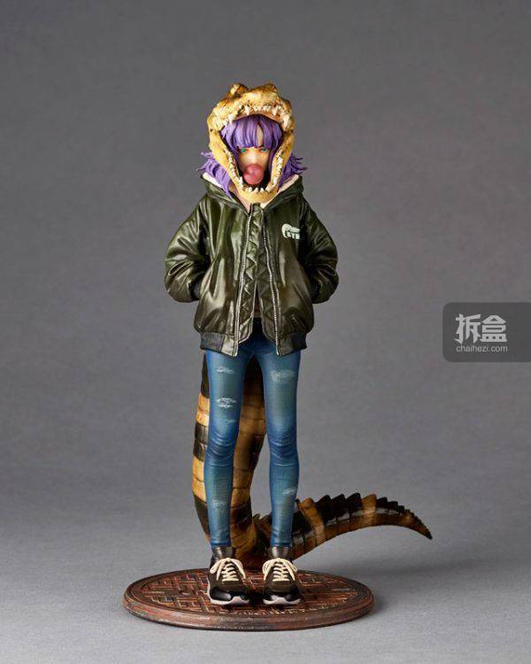 kaiyodo海洋堂crocogirl鳄鱼女孩17日系少女手办