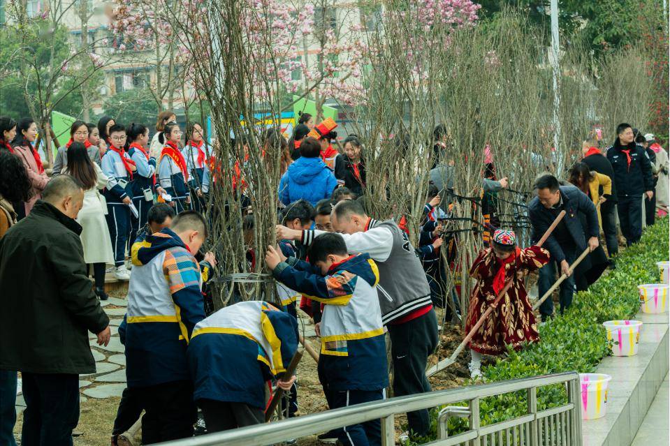 新都区新都区团委,区少工委指导新都区天元小学校,桂湖小学等学校开展