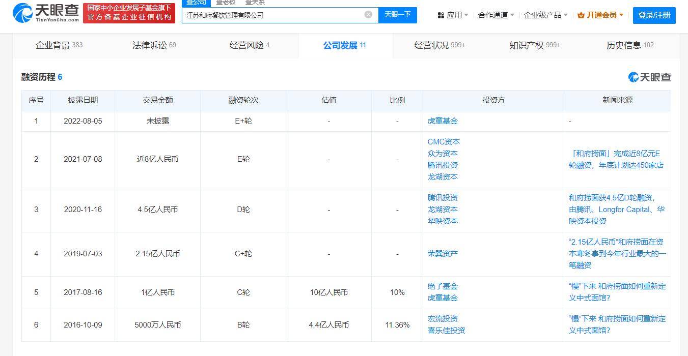 和府捞面被曝含预制菜创始人曾称目标是2万家门店