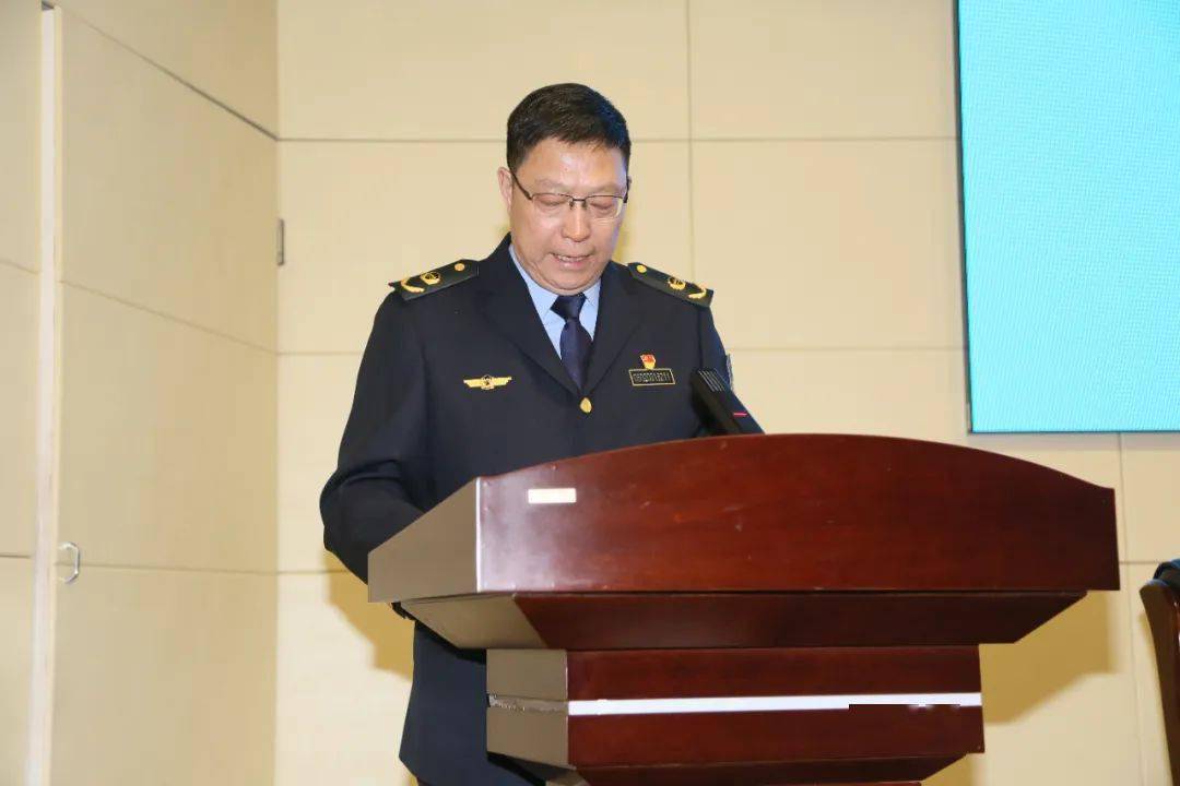 市纪委监委驻市生态环境局纪检监察组组长黄茂云讲话会上,市生态环境