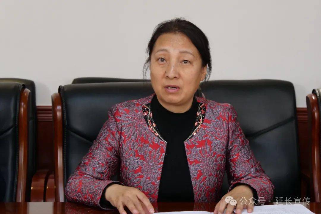 3月13日,延长县副县长,"双减"工作领导小组组长王敏茹在政府二号会议