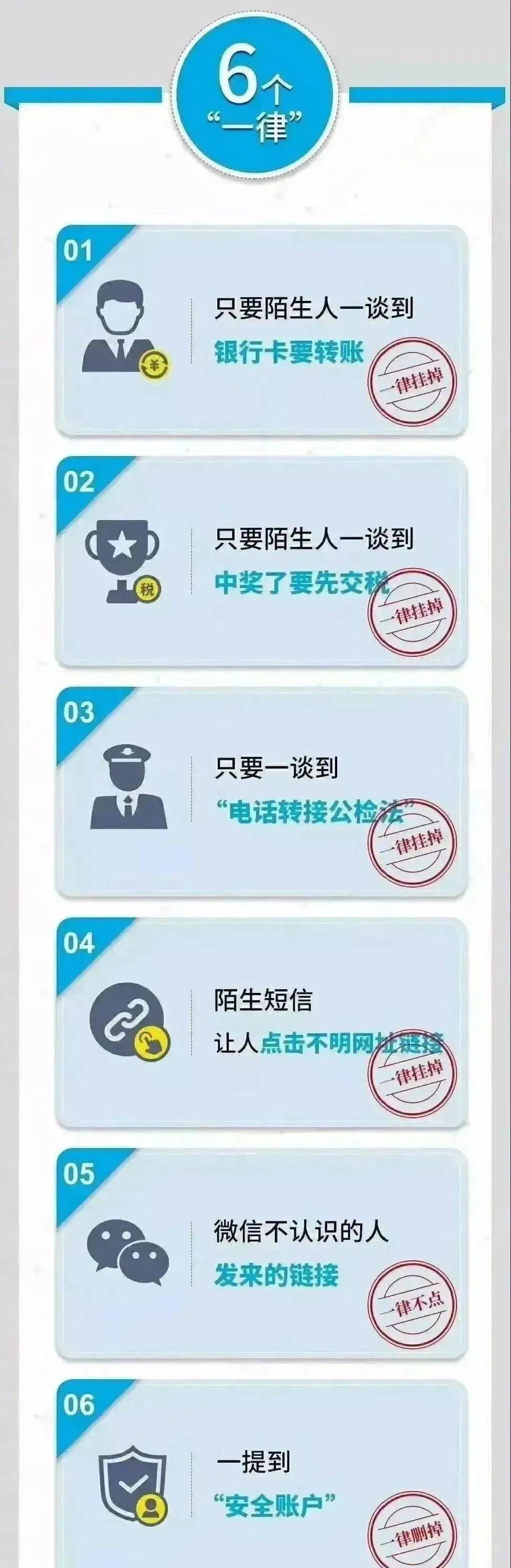 团团反诈九起学生被骗典型性案例牢记八个凡是六个一律