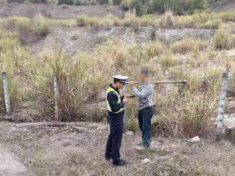 沙县一村民欲横穿高速公路上山挖笋!结果._行人_教育_案例