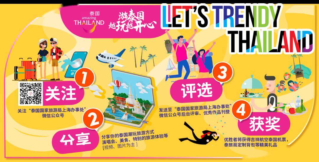 活动由泰国国家旅游局上海办事处主办,历经三个月,在各大社交媒体收到
